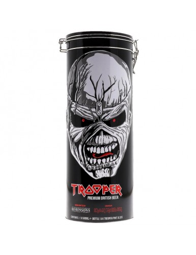 TUBE ROBINSONS TROOPER IRON MAIDEN BIERE 50CL + 1 VERRE