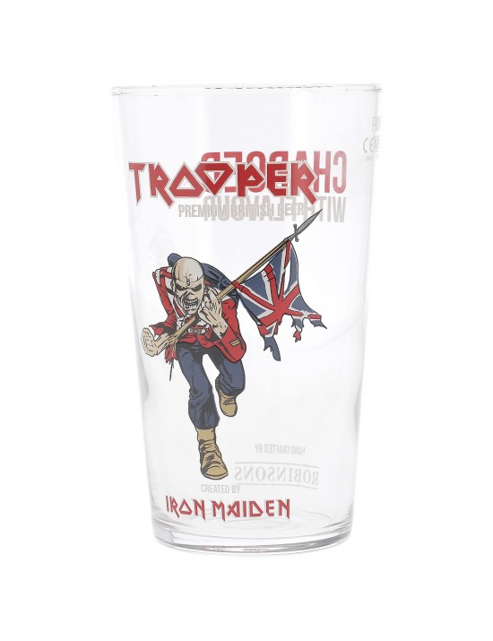 VERRE IRON MAIDEN TROOPER PINTE 50CL 3.50004 - VERRE IRON MAIDEN TROOPER PINTE 50CL