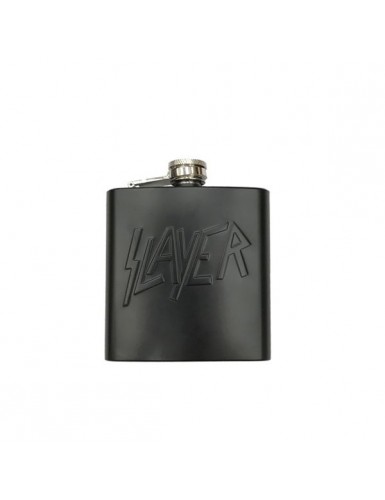 SLAYER BLACK EMBOSSED LOGO FLASQUE 15.6 - Découvrez notre Flasque à l'éffigie du groupe de trash métal : Slayer !! 
Une flasque 