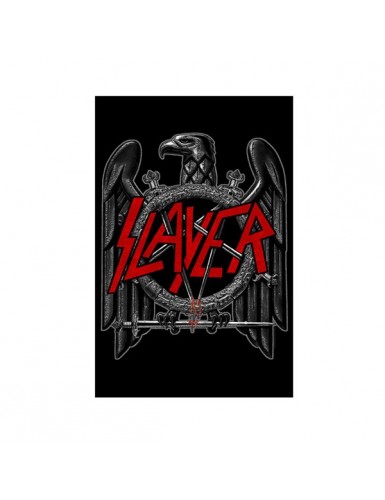 SLAYER BLACK EAGLE TEXTILE POSTER 12.6 - Découvrez notre poster Slayer Balck Eagle, non pas en papier mais en textile. Le logo d