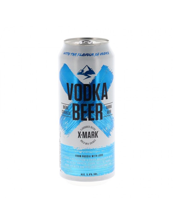 X-MARK VODKA BEER 50CL CAN