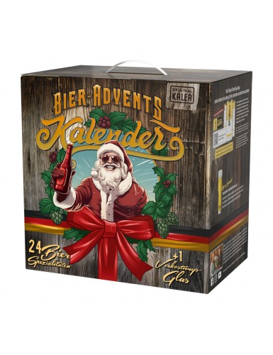 CALENDRIER DE L’AVENT KALENDER 24 BIERES + 1 VERRE