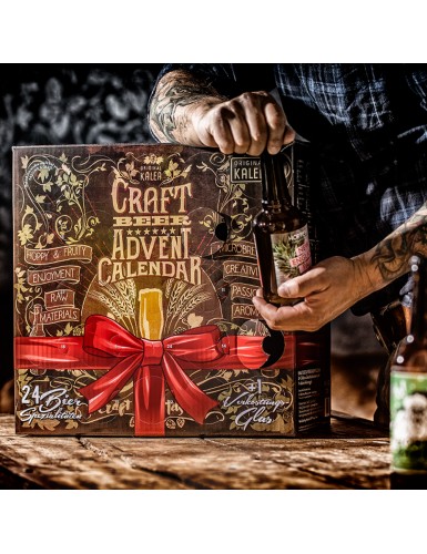 CALENDRIER DE L'AVENT CRAFT 24 BIERES + 1 VERRE