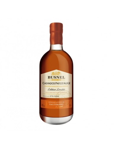 BUSNEL CALVADOS 8 ANS AFFINAGE FUT SAUTERNES 50CL